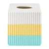 Izod Clubhouse Stripe Tissue Box Cover In Multi