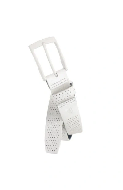 Izod Comfort Stretch Perforated Leather Golf Belt In Transparent