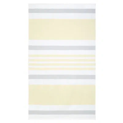Izod Cotton Beach Towel In Yellow