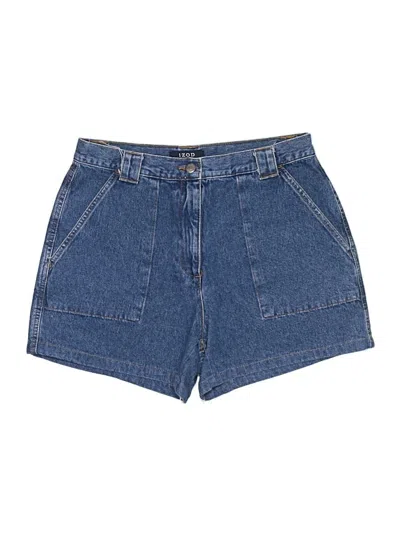 Pre-owned Izod Denim Shorts In Blue