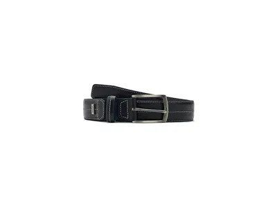 Izod Elastic Power Stretch Leather Belt Men's Belts Black: Xl (42-44)
