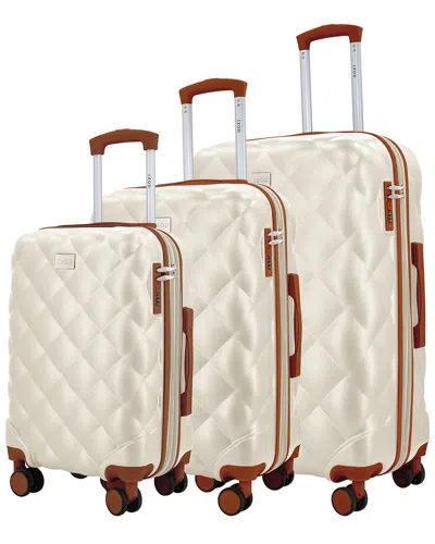 Izod Fit 3pc Lightweight Hard Shell Luggage Set