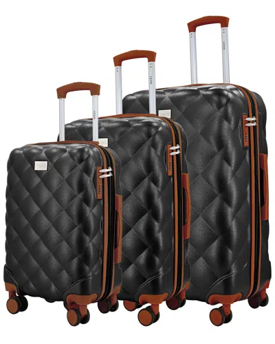 Izod Fit 3pc Lightweight Hard Shell Luggage Set