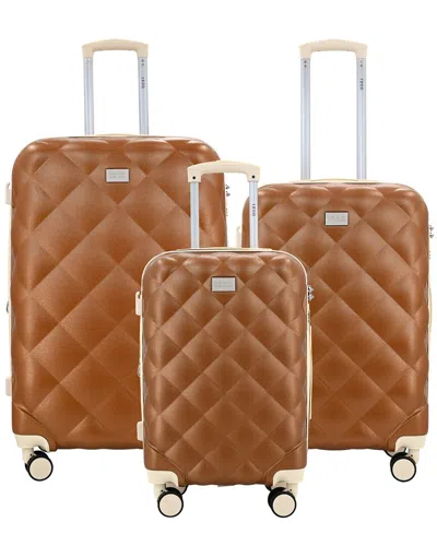 Izod Fit 3pc Lightweight Hard Shell Luggage Set