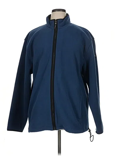 Pre-owned Izod Fleece Jacket In Blue