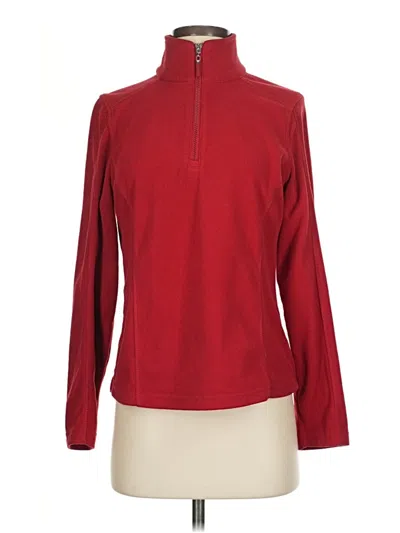 Pre-owned Izod Fleece Jacket In Red