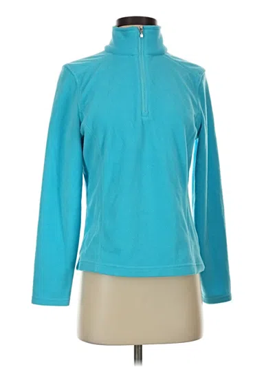 Pre-owned Izod Fleece Jacket In Teal