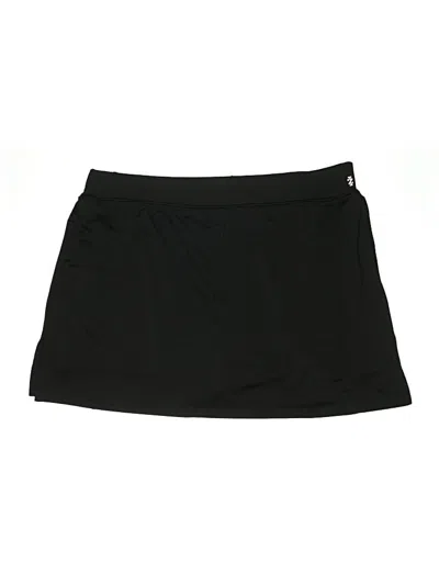 Pre-owned Izod Golf Casual Skirt In Black