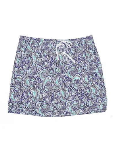 Pre-owned Izod Golf Casual Skirt In Blue