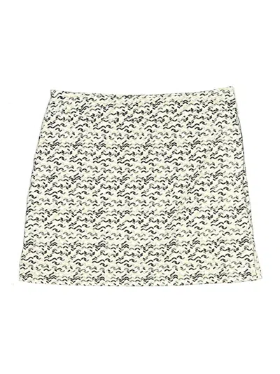 Pre-owned Izod Golf Casual Skirt In White