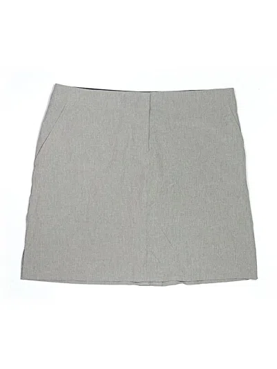 Pre-owned Izod Golf Formal Skirt In Gray