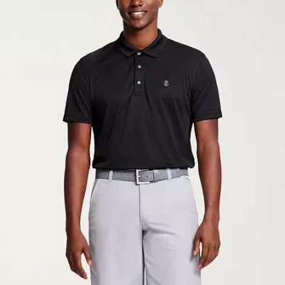 IZOD GOLF GRID MENS REGULAR FIT SHORT SLEEVE POLO SHIRT