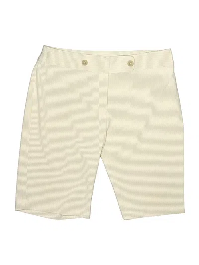 Pre-owned Izod Golf Khaki Shorts In White