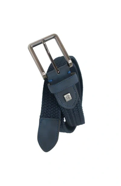 Izod Golf Woven Stretch Belt In Blue