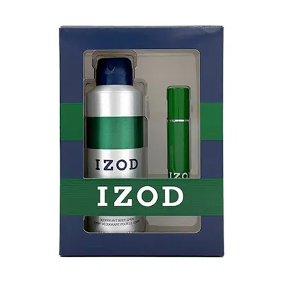 Izod Green Deo Collection Gift Set .5 oz Edt & 6.8 oz Body Spray In White
