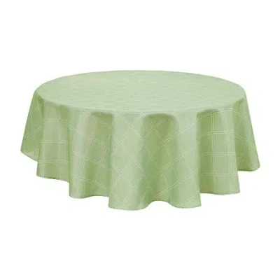 Izod Harbor Trellis Tablecloth In Green