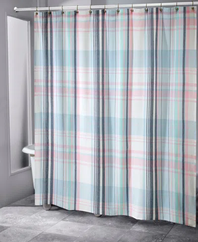 Izod Heritage Plaid Shower Curtain, 72" X 72" In Multicolor