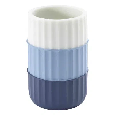 Izod Iz Clubhouse Str Aqua Tumbler In Blue