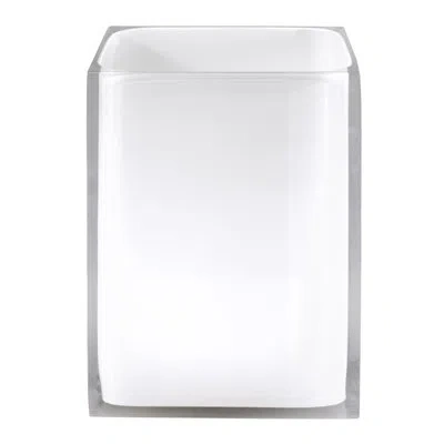 Izod Iz Marina Blue Bath Bathroom Storage Container In White