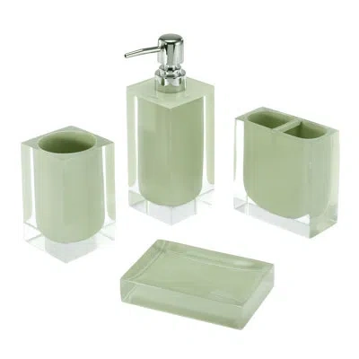 Izod Iz Marina Green Bath  4-piece Accessory Set
