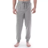 Izod Jogger Mens Pajama Pants In Gray