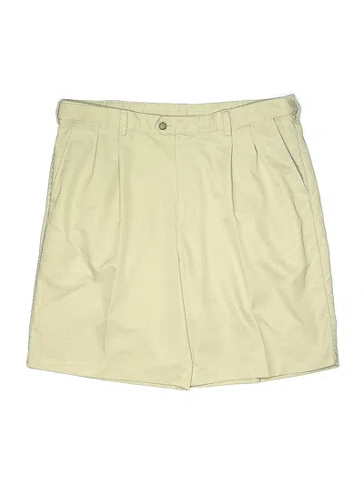 Pre-owned Izod Khaki Shorts In Yellow