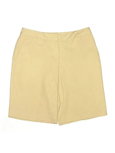 Pre-owned Izod Khaki Shorts In Yellow