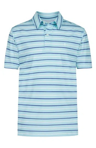 Izod Kids' Caddie Stripe Performance Polo In Atomizer