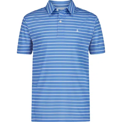Izod Kids' Caddie Stripe Performance Polo In Regatta