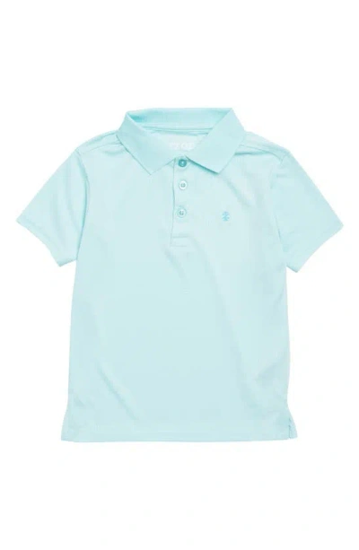 Izod Kids' Solid Performance Polo In Limpet Shell