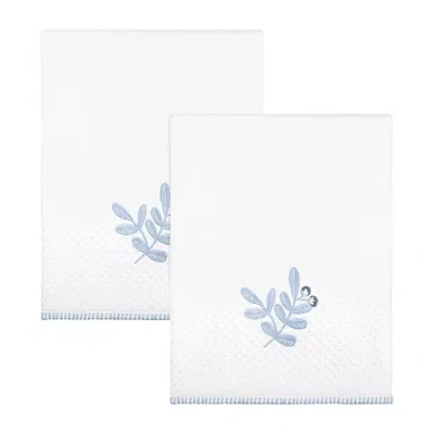 Izod Kingsley 2-pc. Leaf Bath Towel In White
