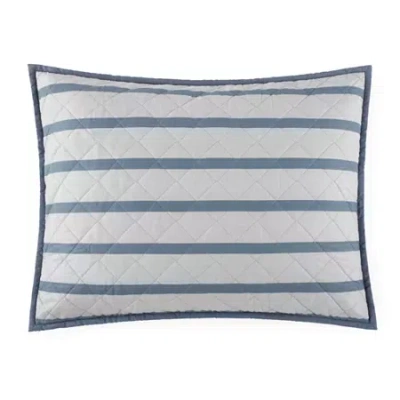 Izod Kingsley Stripe Reversible Pillow Sham In Multi