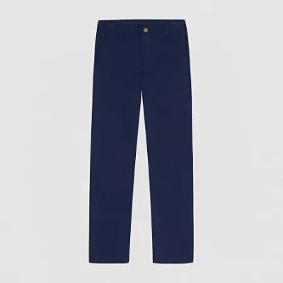 Izod Little & Big Kid Boys Adaptive Adjustable Features Easy-on + Easy-off Straight Regular Fit Flat Fron In Blue