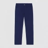 Izod Little & Big Kid Boys Straight Regular Fit Flat Front Pant In Blue