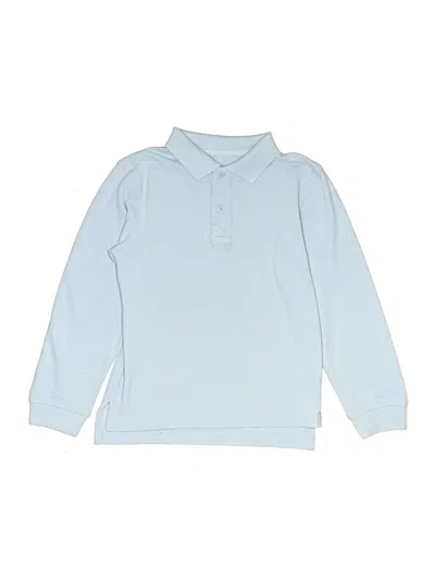 Pre-owned Izod Kids' Long Sleeve Polo Shirt In Blue