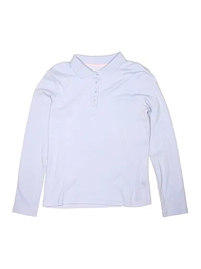 Pre-owned Izod Kids' Long Sleeve Polo Shirt In Blue