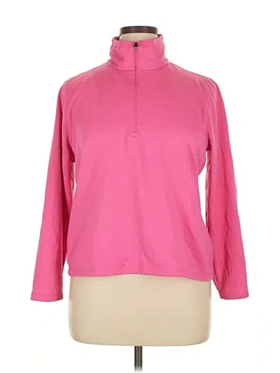Pre-owned Izod Long Sleeve Turtleneck In Pink