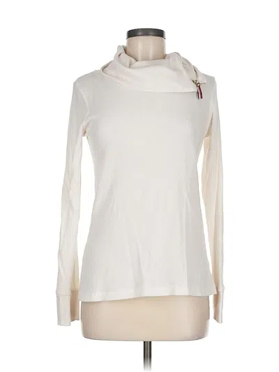 Pre-owned Izod Long Sleeve Turtleneck In White
