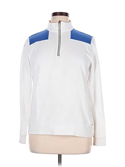 Pre-owned Izod Long Sleeve Turtleneck In White