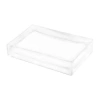 Izod Marina White Soap Dish In Transparent