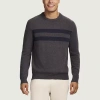 Izod Mens Crew Neck Long Sleeve Pullover Sweater In Multi
