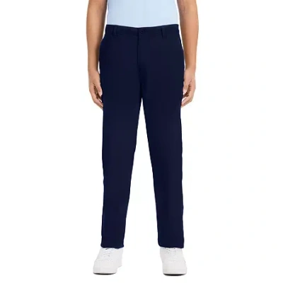 Izod Mens Regular Fit Flat Front Pant In Blue