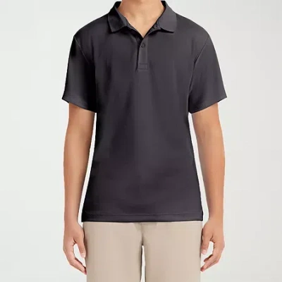 Izod Mens Regular Fit Short Sleeve Polo Shirt In Blue