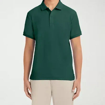 Izod Mens Regular Fit Short Sleeve Polo Shirt In Green
