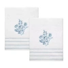 Izod Mystic 2-pc. Floral Bath Towel In White