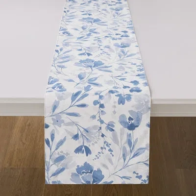 Izod Mystic Floral 72" Runner In Blue