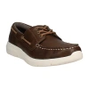 Izod Nashua Mens Boat Shoes In Brown