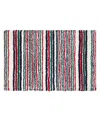 Izod Nordic Bath Rug In Red