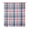 Izod Nordic Shower Curtain In Blue