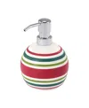 Izod Ornament Soap/lotion Dispenser In Red,green